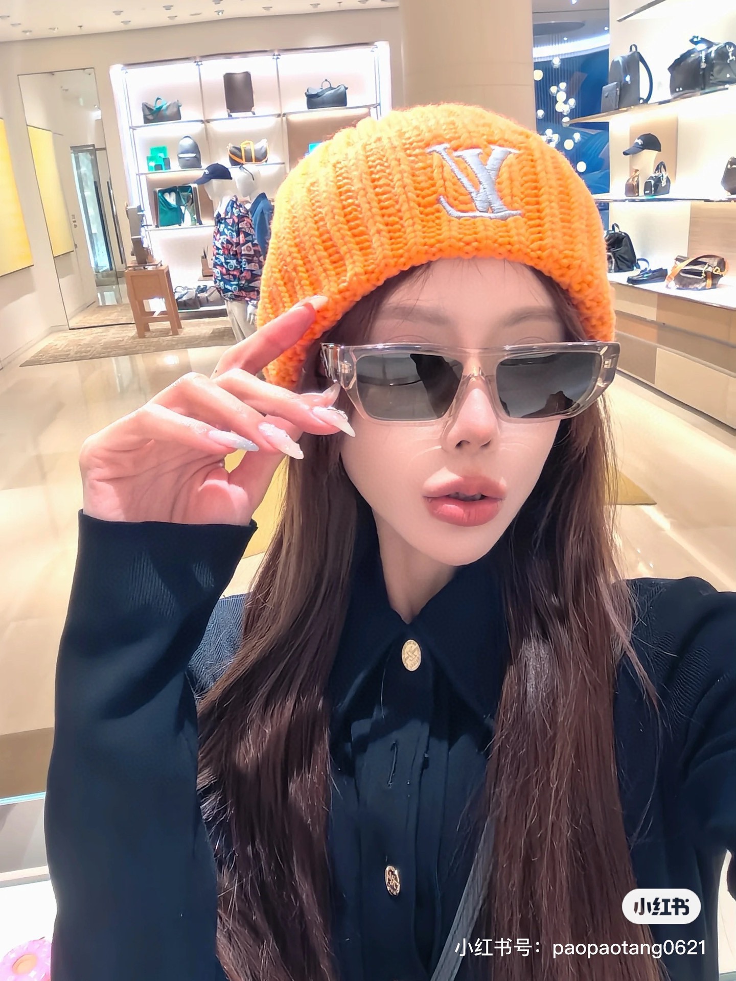 配防尘袋〈对版高品质，羊毛品质认准咯〉路易威登LOUIS VUITTON🎩官方热卖爆款，羊毛针织毛线帽，