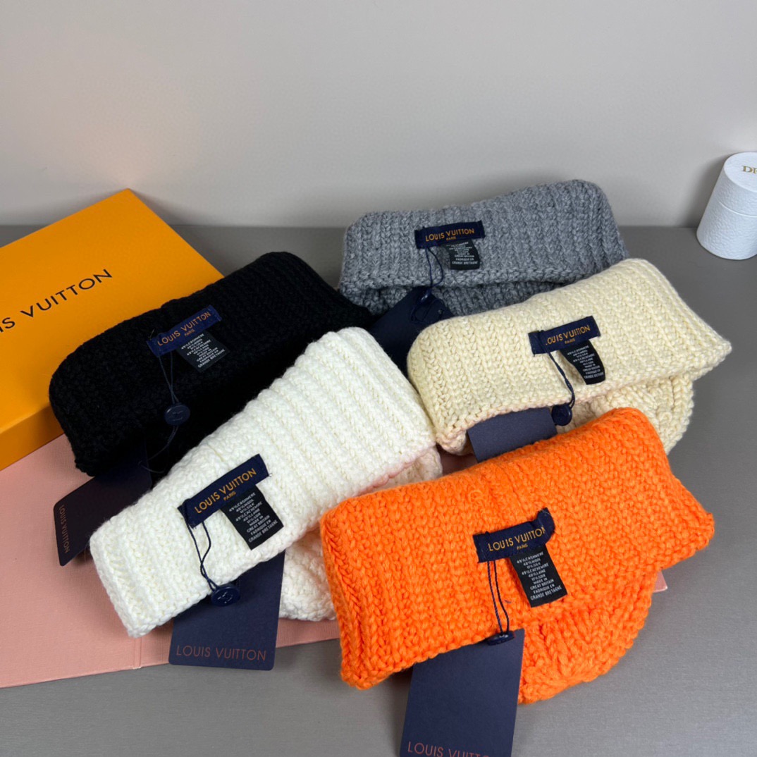 配防尘袋〈对版高品质，羊毛品质认准咯〉路易威登LOUIS VUITTON🎩官方热卖爆款，羊毛针织毛线帽，