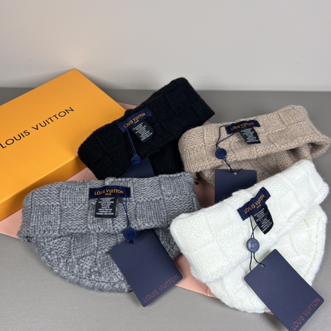配防尘袋〈对版高品质，羊毛品质认准咯〉路易威登LOUIS VUITTON🎩官方热卖爆款，羊毛针织毛线帽，
