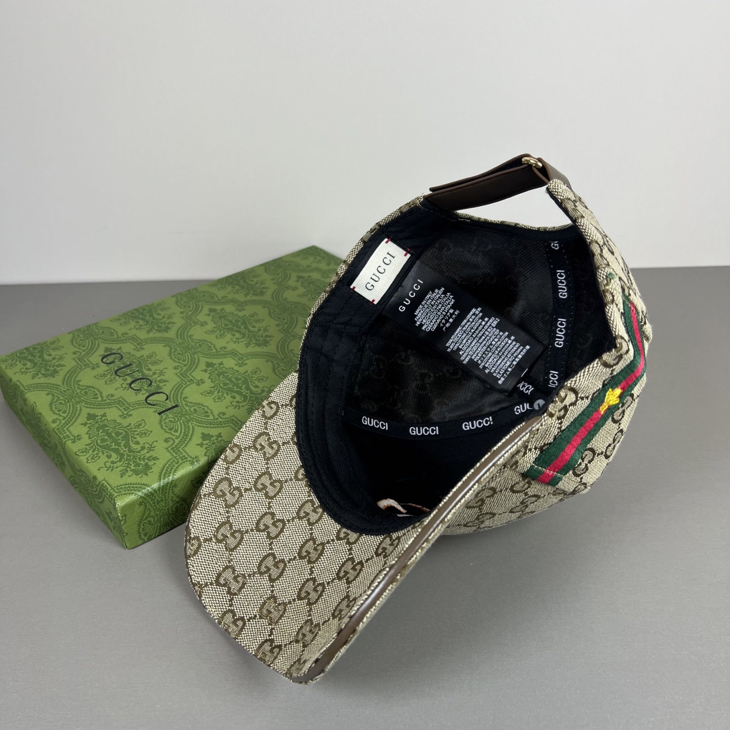 🌾古奇棒球帽♥️GUCCI🧢官网新品，棒球帽，原单品质火爆来袭 。🎩 工艺非常精美 高档大气上档次！低调