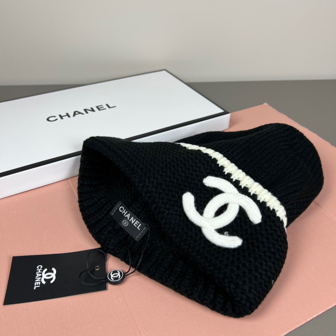 Chanel 博主推荐款毛线帽，小红书 ，手感超柔软舒适的针织线帽，弹性极佳