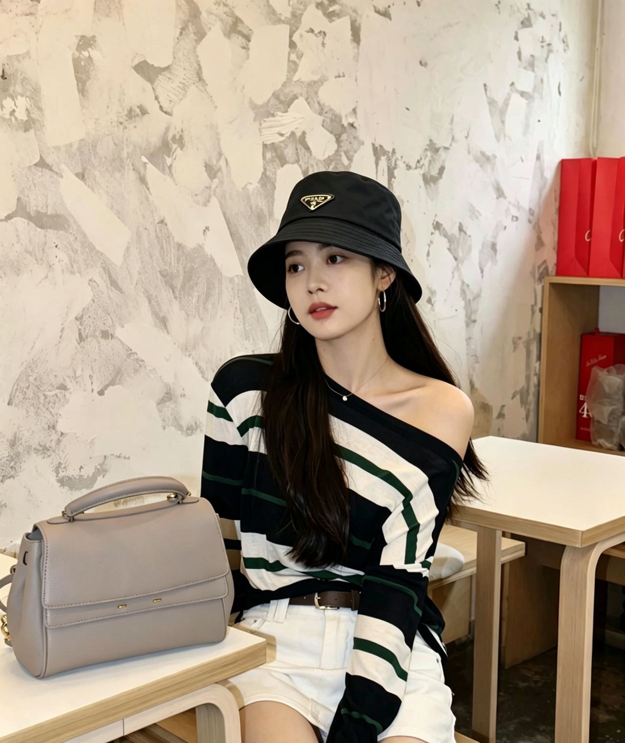 上新ꫛꫀꪝ ❥——❤普拉达 PRADA 新品经典代购版本！1比1品质，时尚潮流，高端做工！非一般的品质，