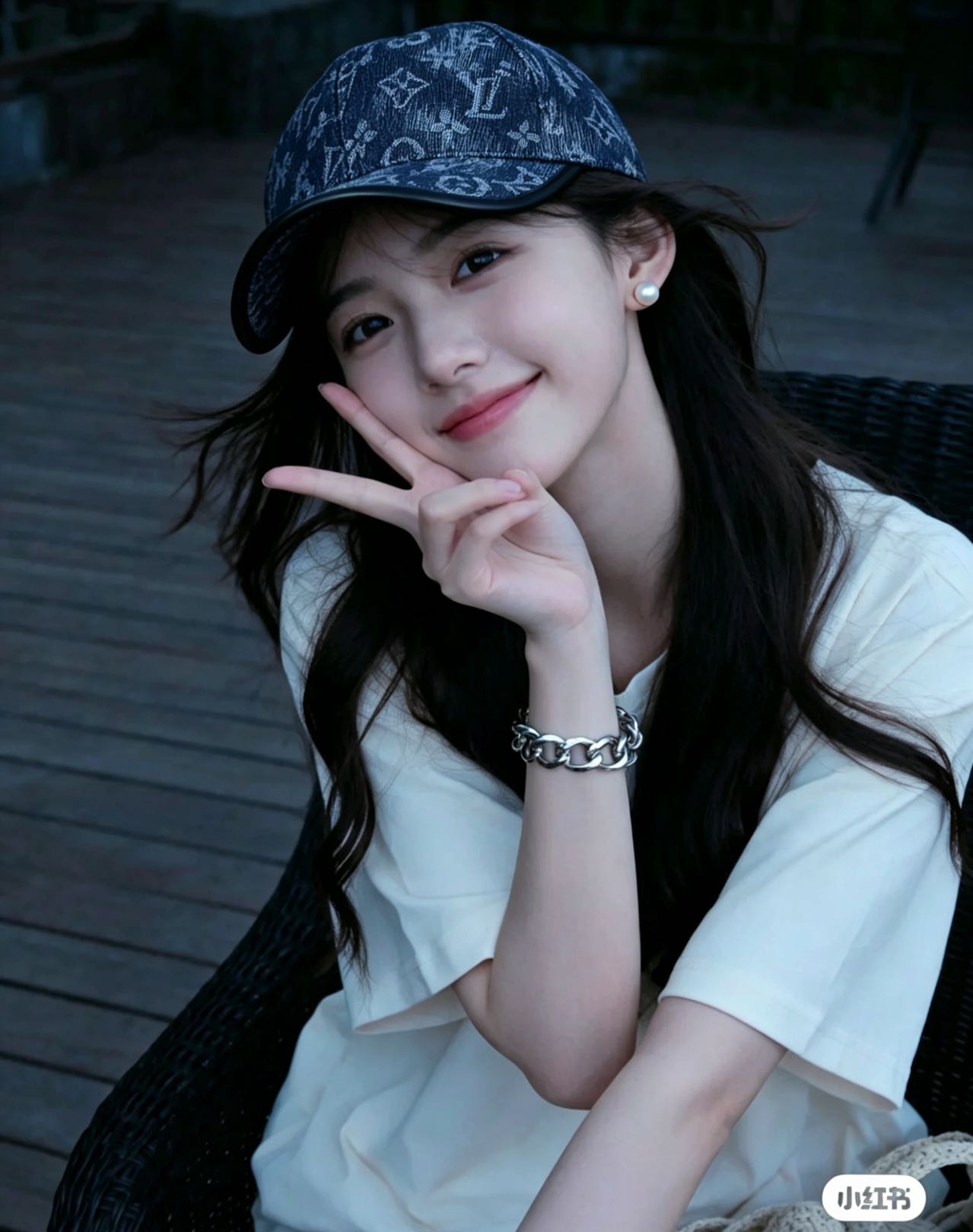 🌾🧢路易威登lv棒球帽 LouisVuitton😍新款重工打造♥️高端大气，百搭款🤗男女通用！
