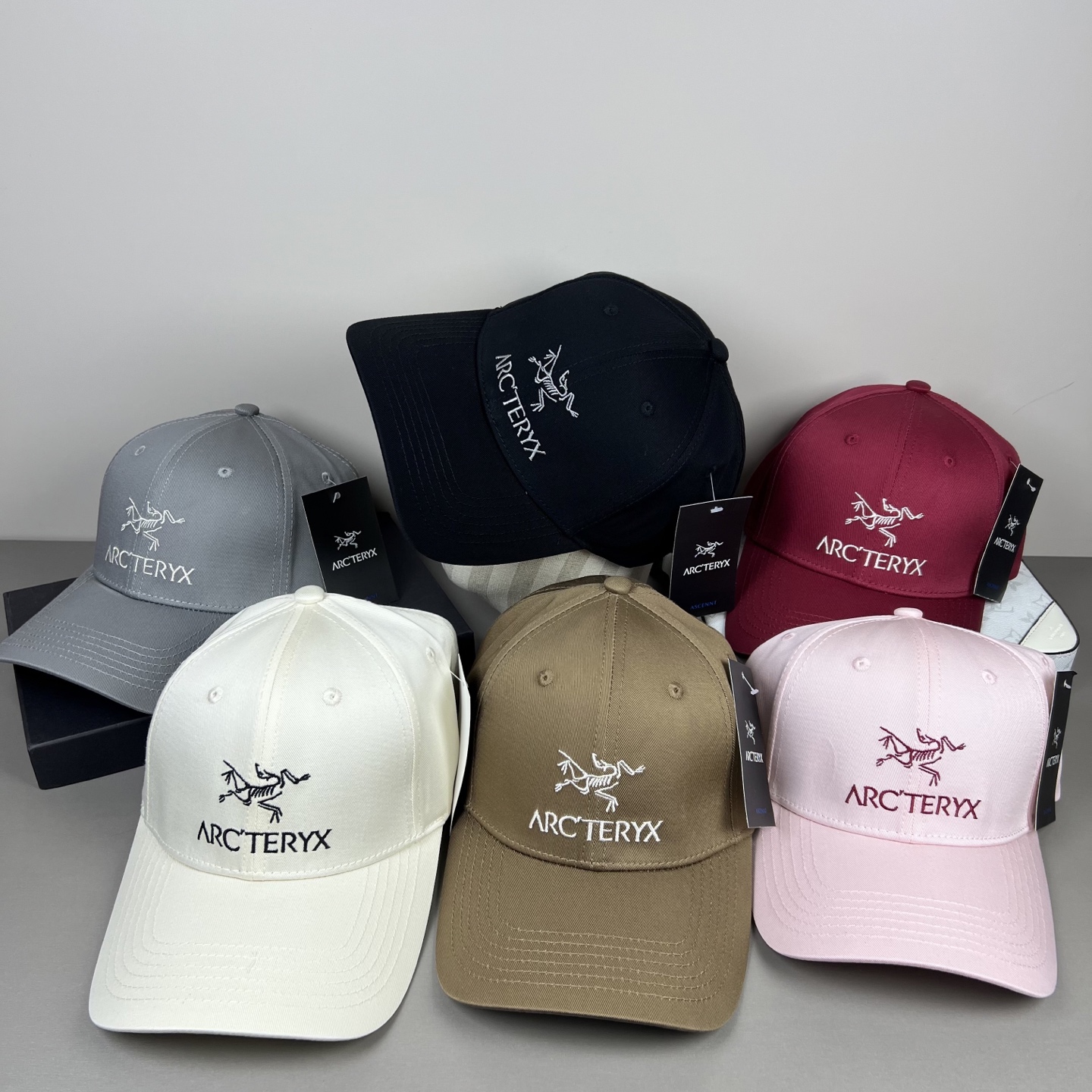 🌾Arcteryx （始祖鸟）新款刺绣专柜同步棒球帽💛大牌出街，潮人必备🔥超好搭