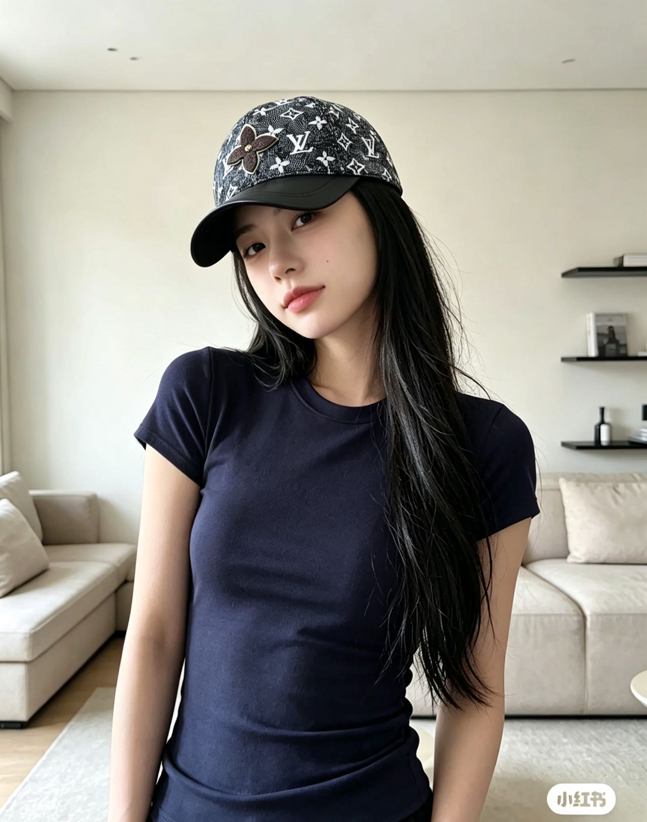 P路易威登棒球帽 LouisVuitton😍新款LV棒球帽，重工打造♥️高端大气，百搭款🤗男女通用！