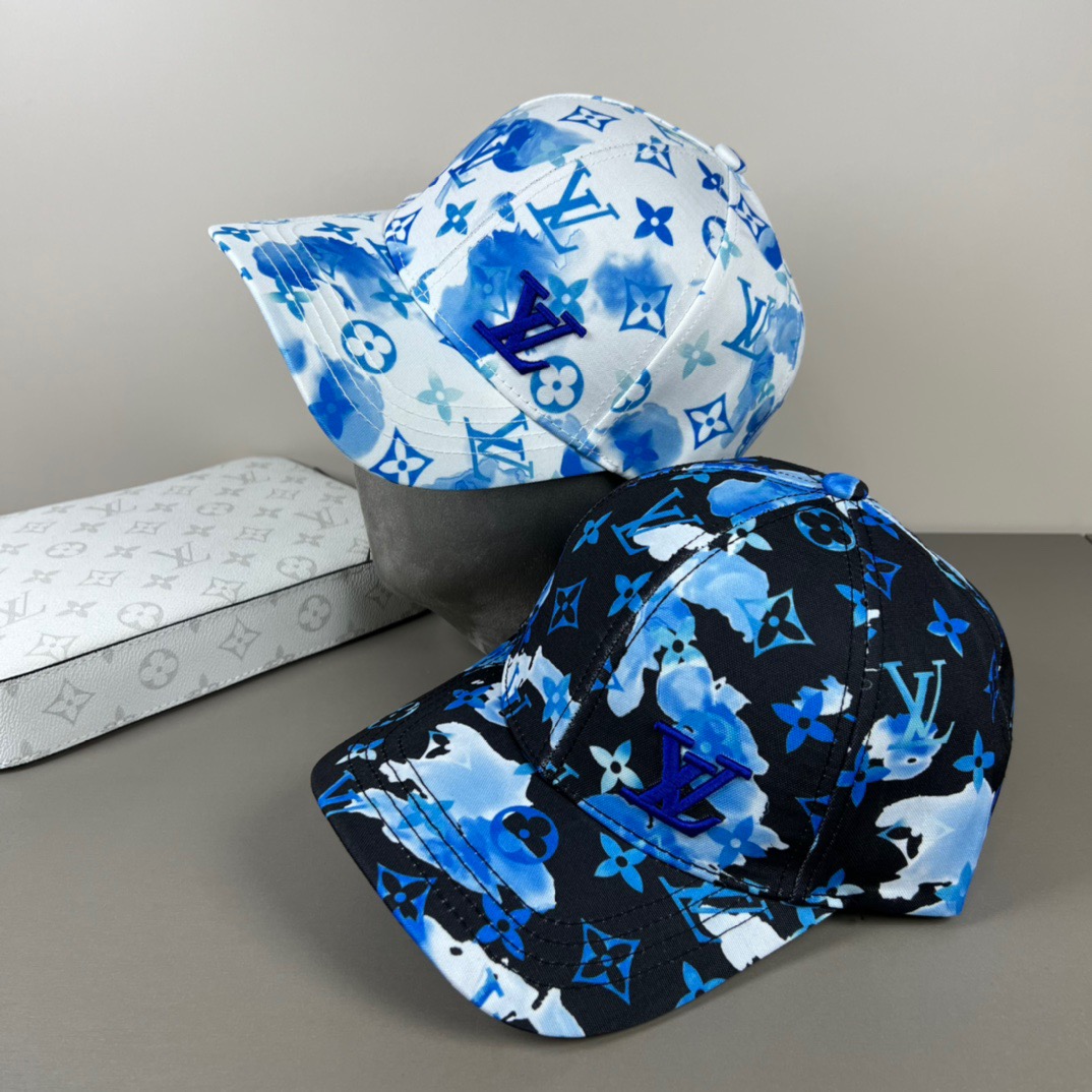 P🧢路易威登lv棒球帽 LouisVuitton😍新款重工打造♥️高端大气，百搭款🤗男女通用！