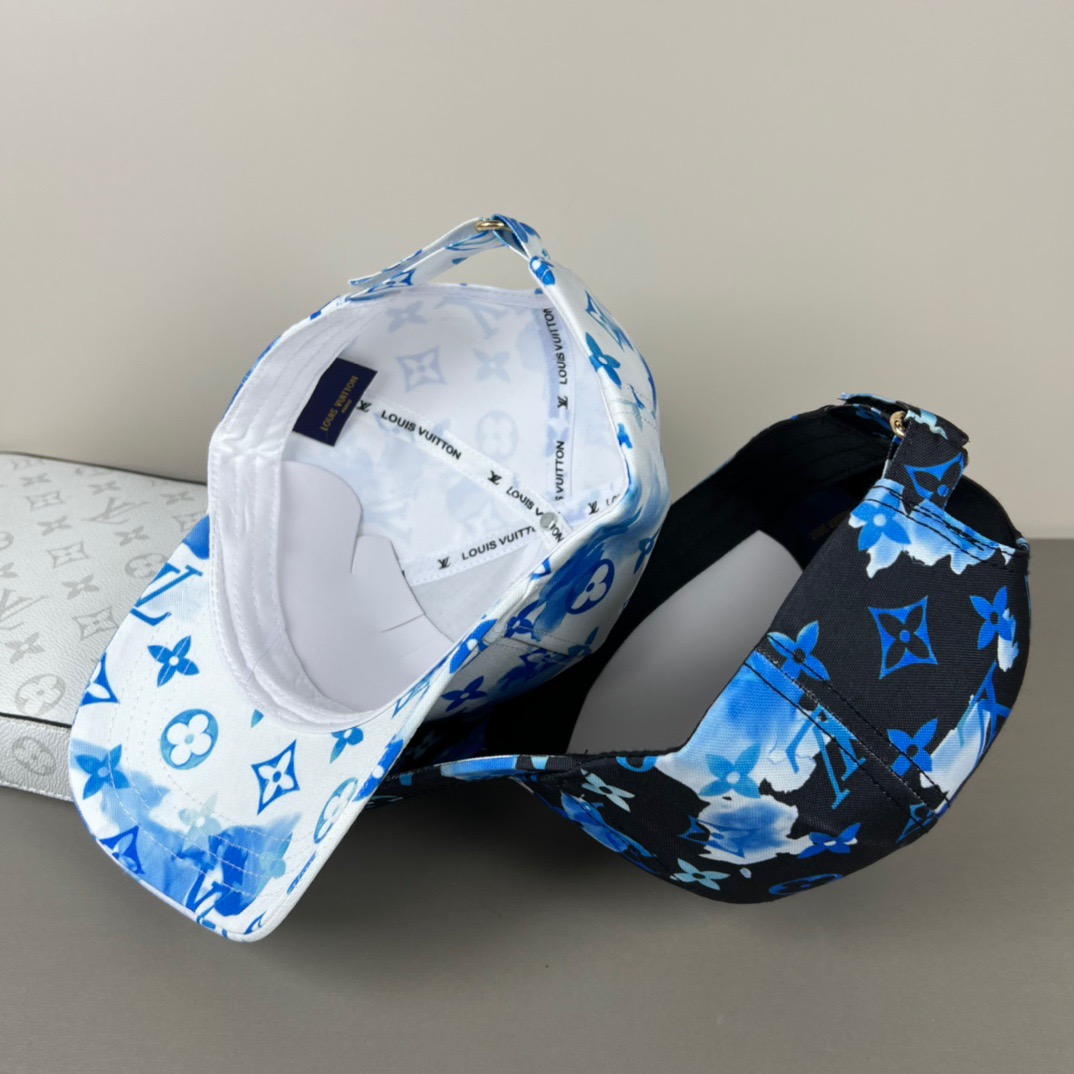 P🧢路易威登lv棒球帽 LouisVuitton😍新款重工打造♥️高端大气，百搭款🤗男女通用！