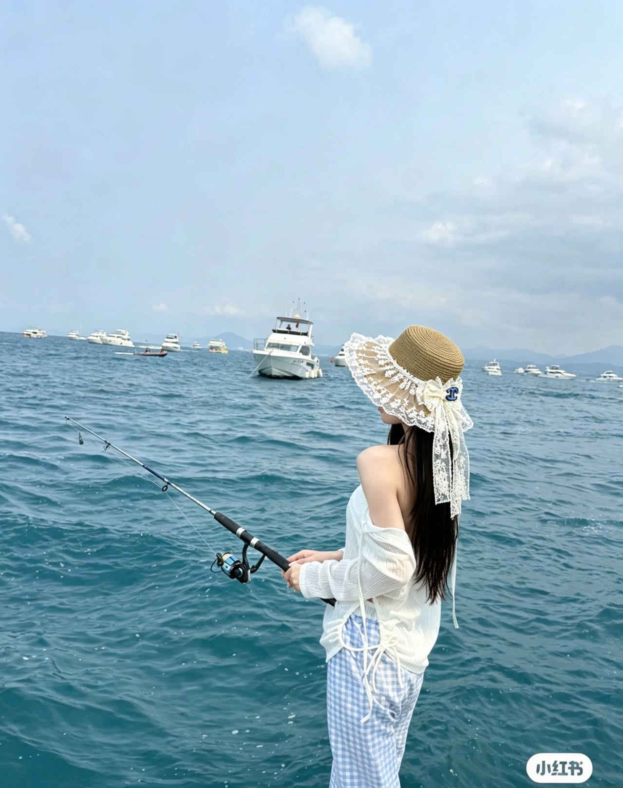 （香奈儿Chanel 大檐遮阳盆帽/渔夫草帽，防晒显脸小，细腻草编肌理，透气轻盈，度假&日常都不闷热，装