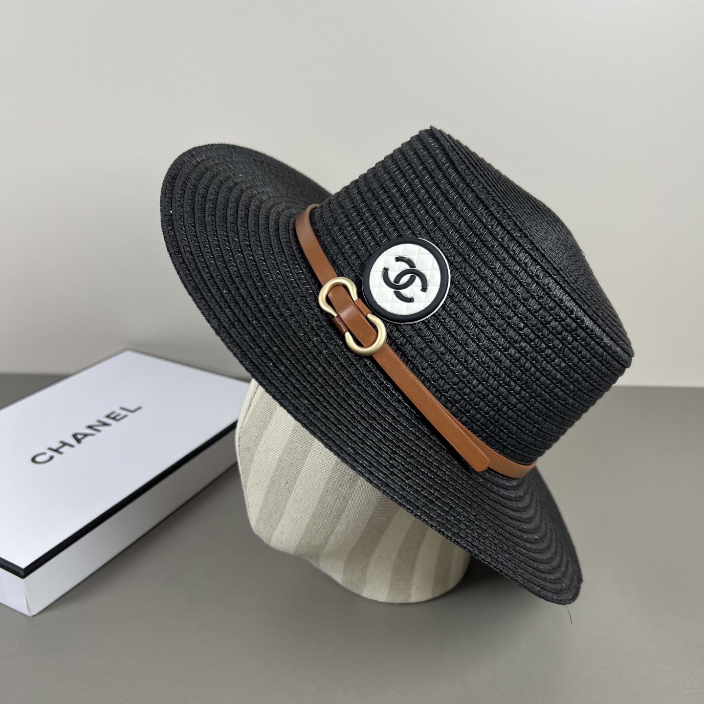 Chanel 85 香奈儿CHANEL针织花边草帽