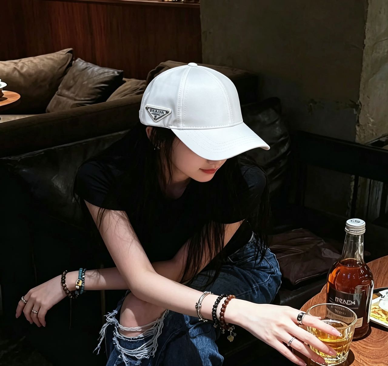 프라다 모자 118600 Prada Cap