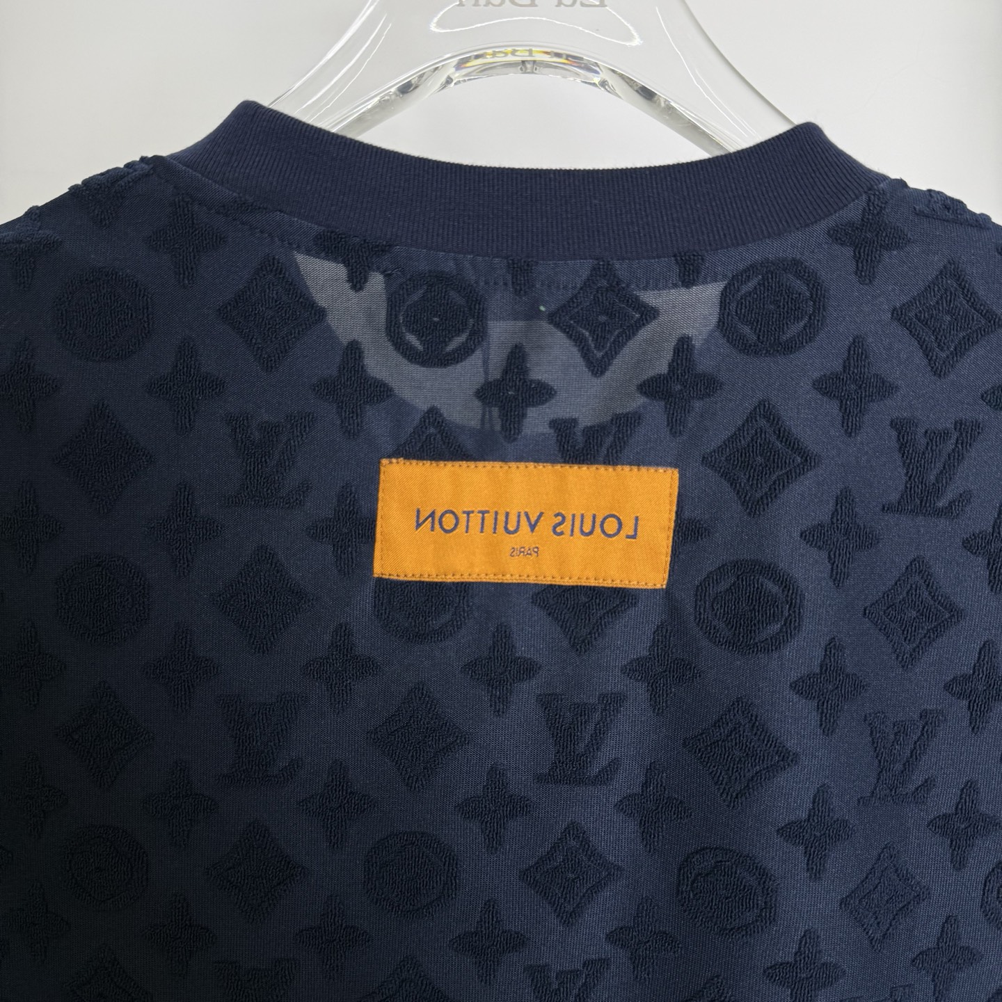 Louis Vuitton LV路易威登2025新款老花暗纹提花短袖圆领T恤