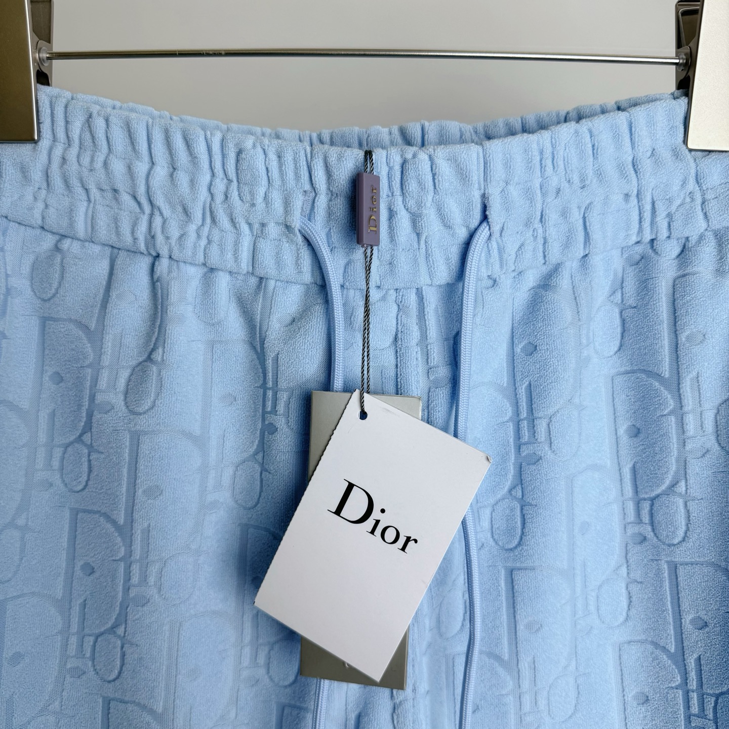 Dior DIOR 迪奥 25ss CD字母暗纹提花毛巾绒短裤