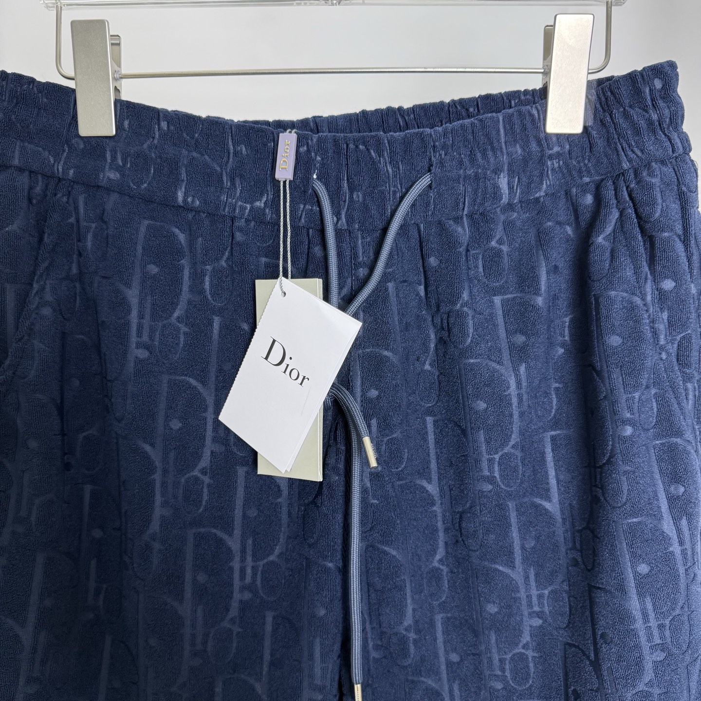 Dior DIOR 迪奥 25ss CD字母暗纹提花毛巾绒短裤