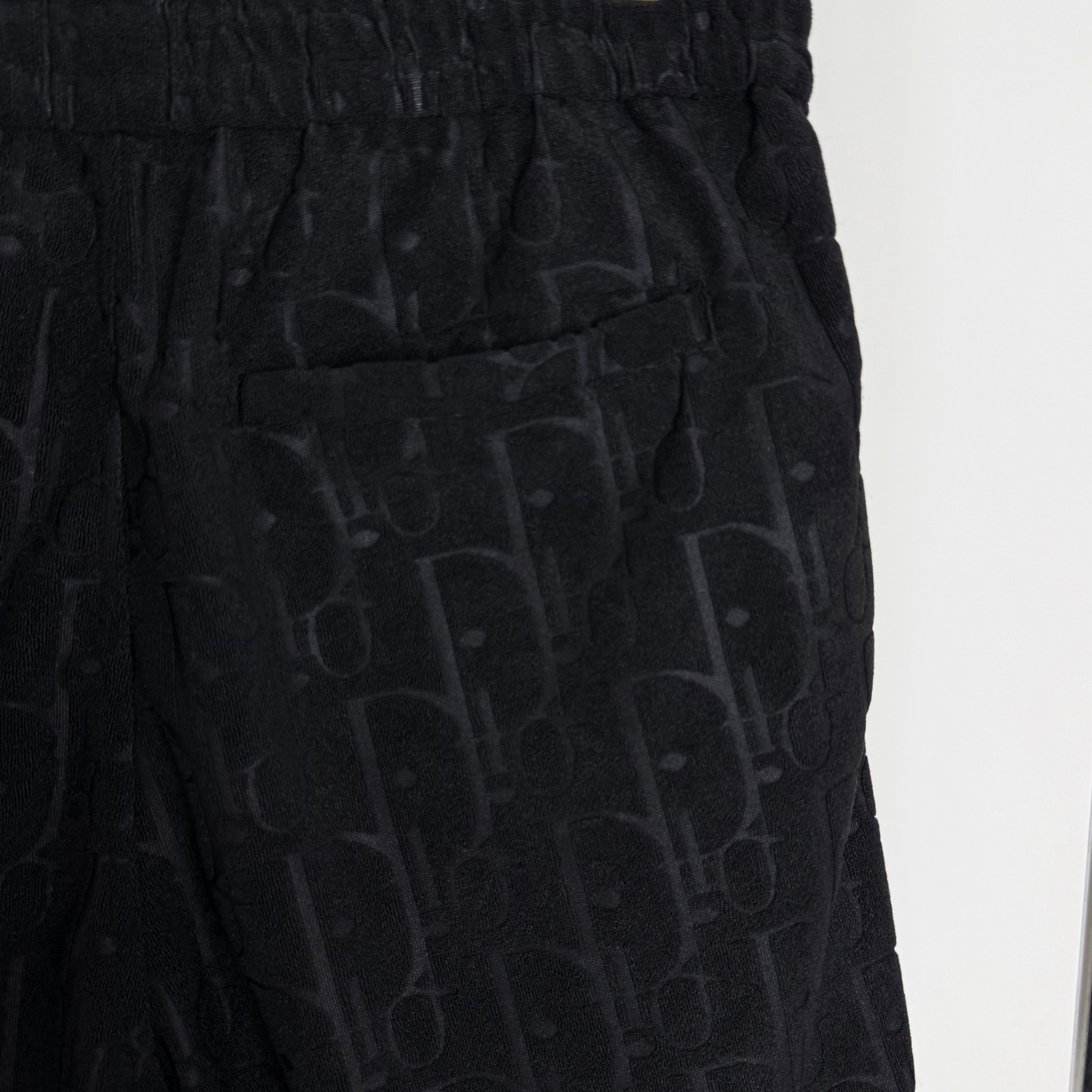 Dior DIOR 迪奥 25ss CD字母暗纹提花毛巾绒短裤