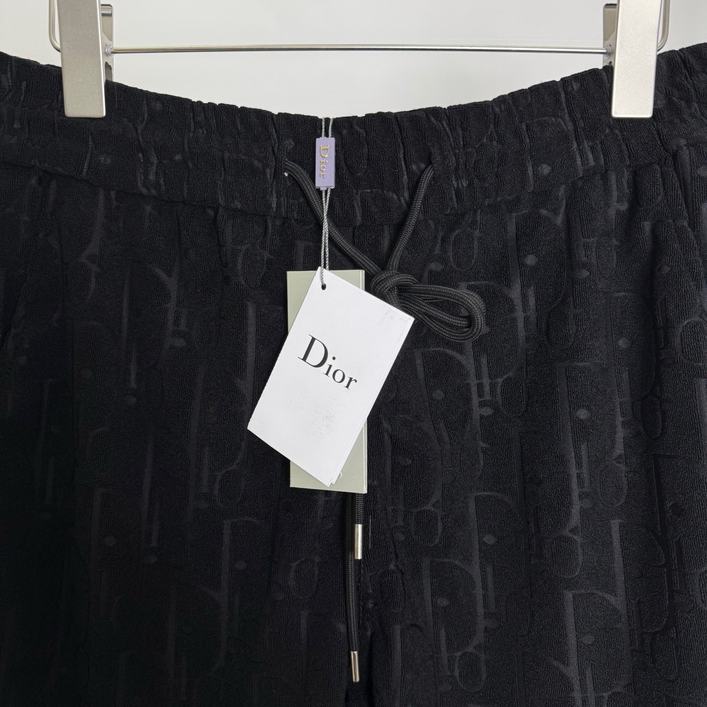 Dior DIOR 迪奥 25ss CD字母暗纹提花毛巾绒短裤