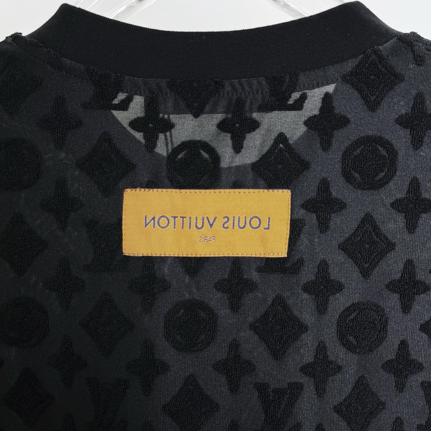 Louis Vuitton LV路易威登2025新款老花暗纹提花短袖圆领T恤