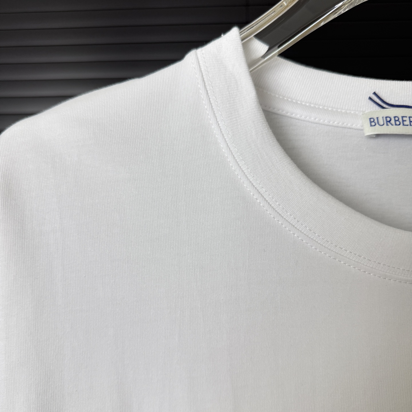 Burberry BURBERRY/巴宝莉 立体拼色胶印字母LOGO圆领短袖T恤