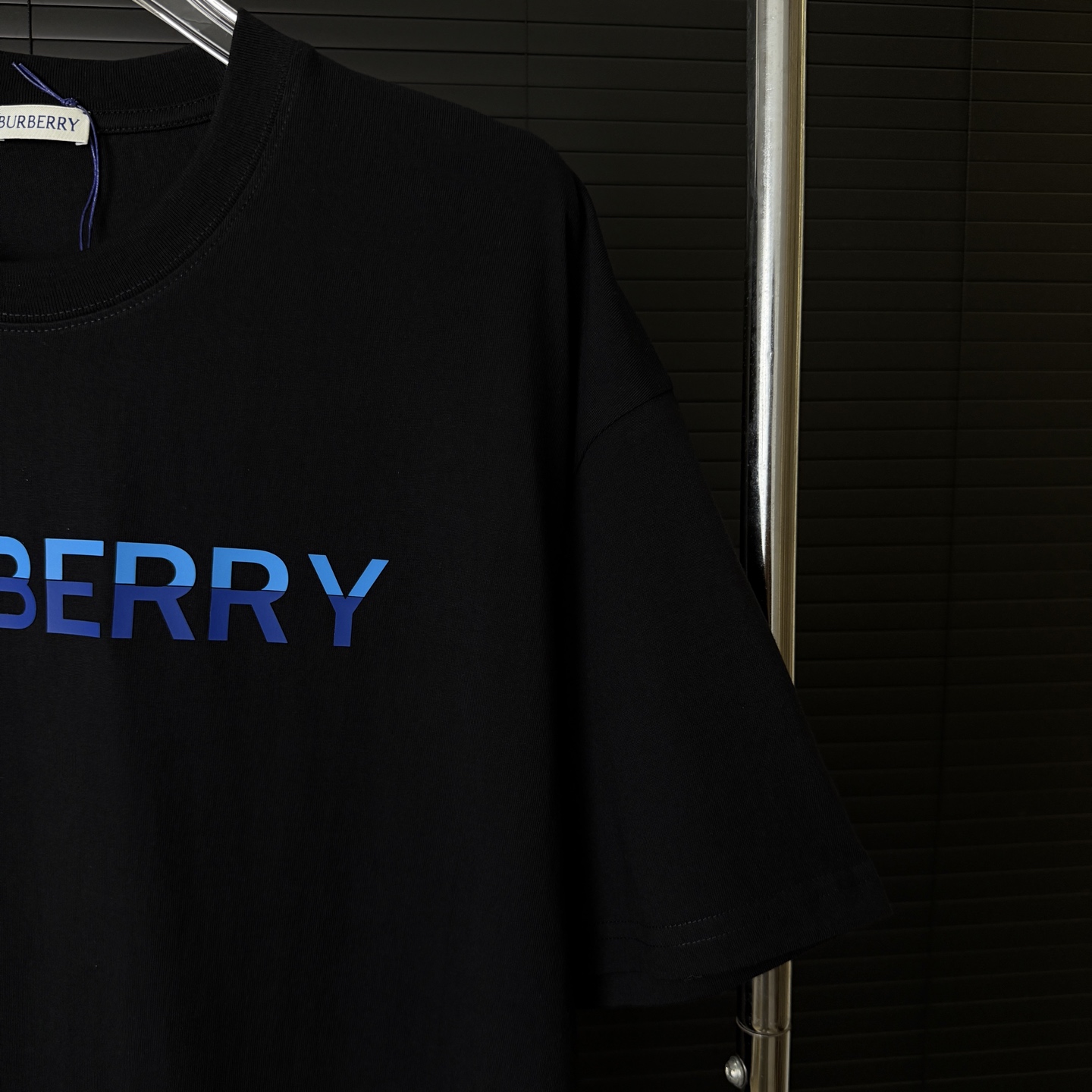 Burberry BURBERRY/巴宝莉 立体拼色胶印字母LOGO圆领短袖T恤