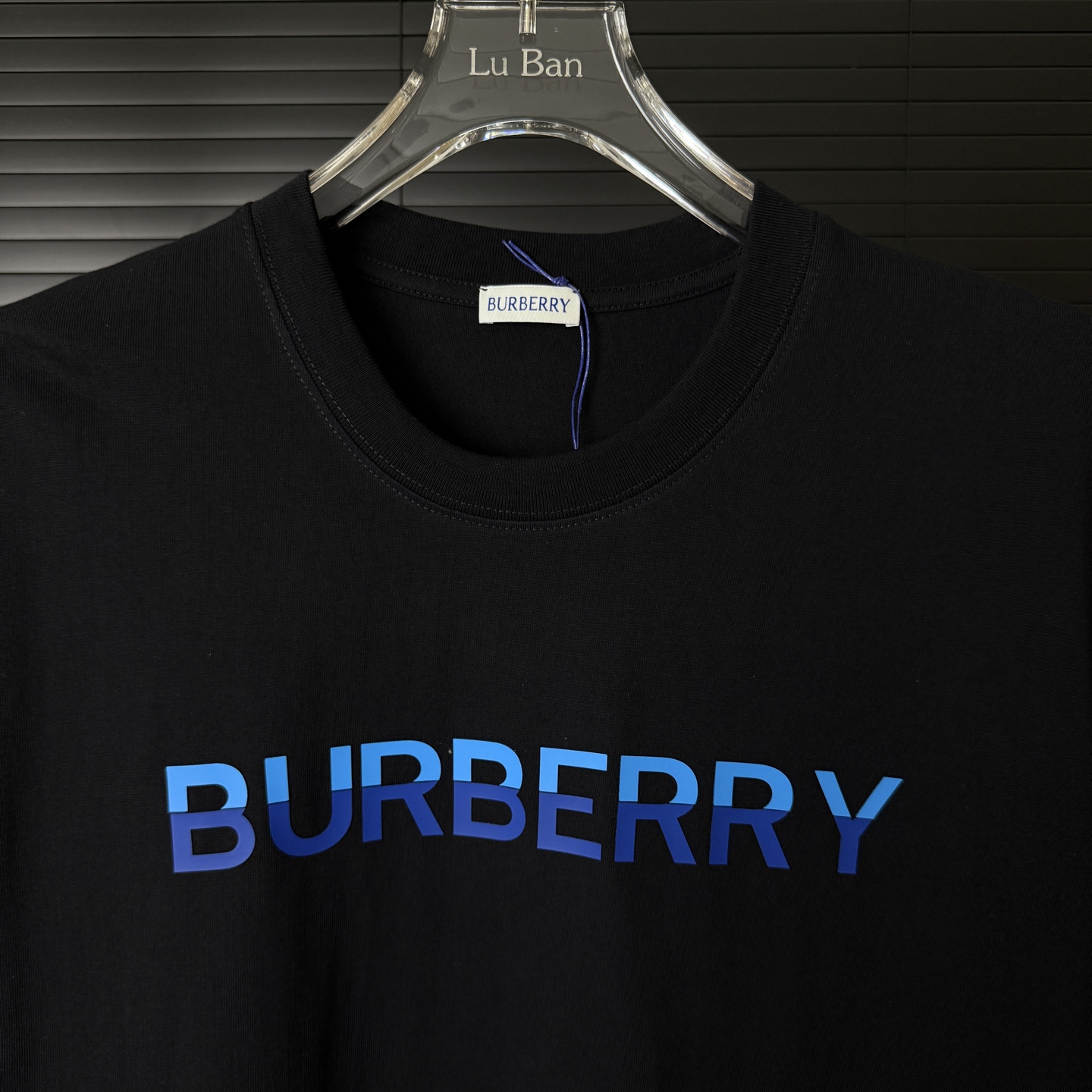 Burberry BURBERRY/巴宝莉 立体拼色胶印字母LOGO圆领短袖T恤