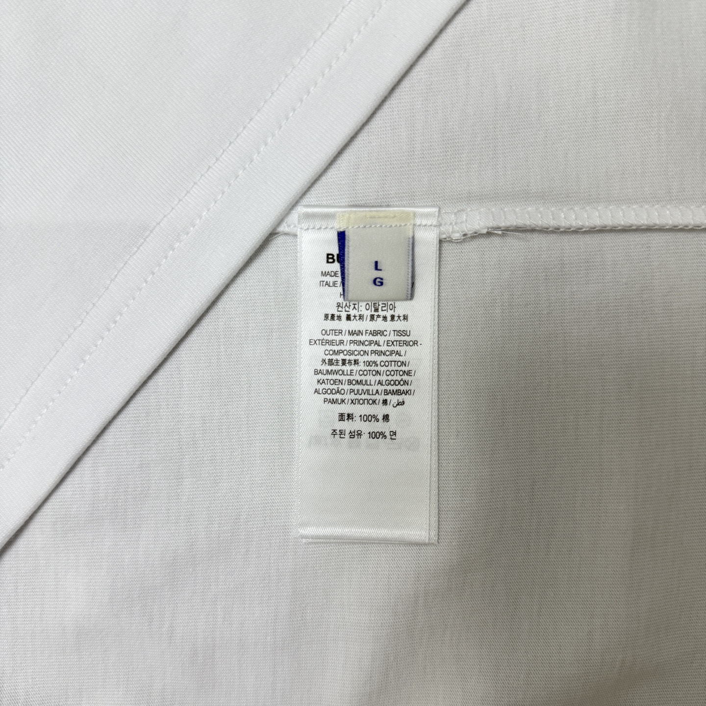 Burberry BURBERRY/巴宝莉 烫银字母LOGO圆领短袖T恤