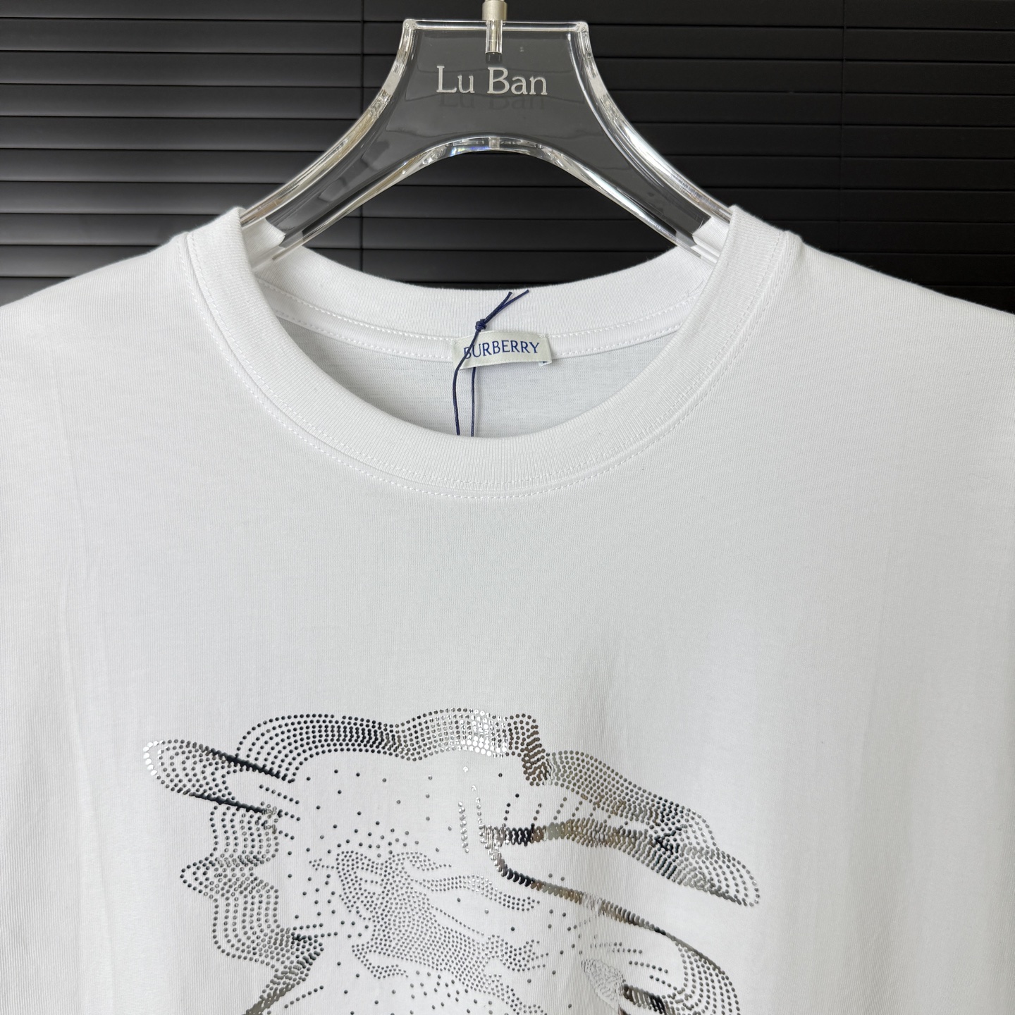 Burberry BURBERRY/巴宝莉 烫银字母LOGO圆领短袖T恤