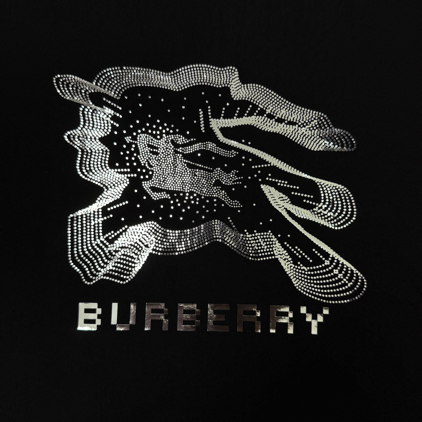 Burberry BURBERRY/巴宝莉 烫银 字母LOGO圆领短袖T恤