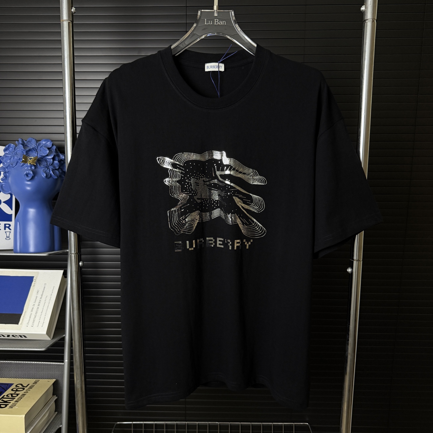 Burberry BURBERRY/巴宝莉 烫银 字母LOGO圆领短袖T恤