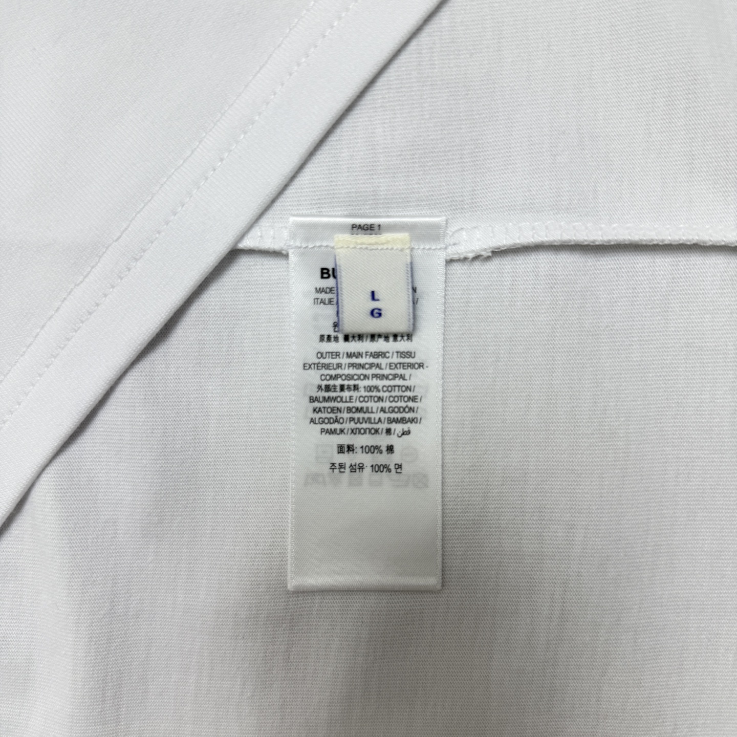 Burberry BURBERRY/巴宝莉 战马 字母LOGO圆领短袖T恤