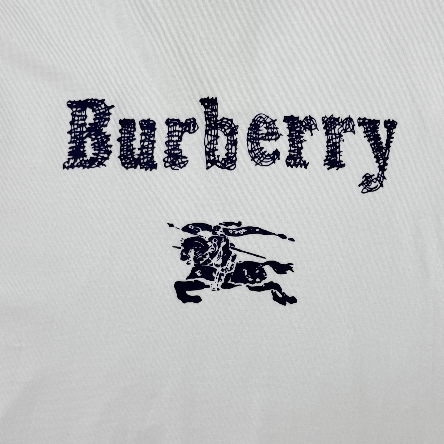 Burberry BURBERRY/巴宝莉 战马 字母LOGO圆领短袖T恤