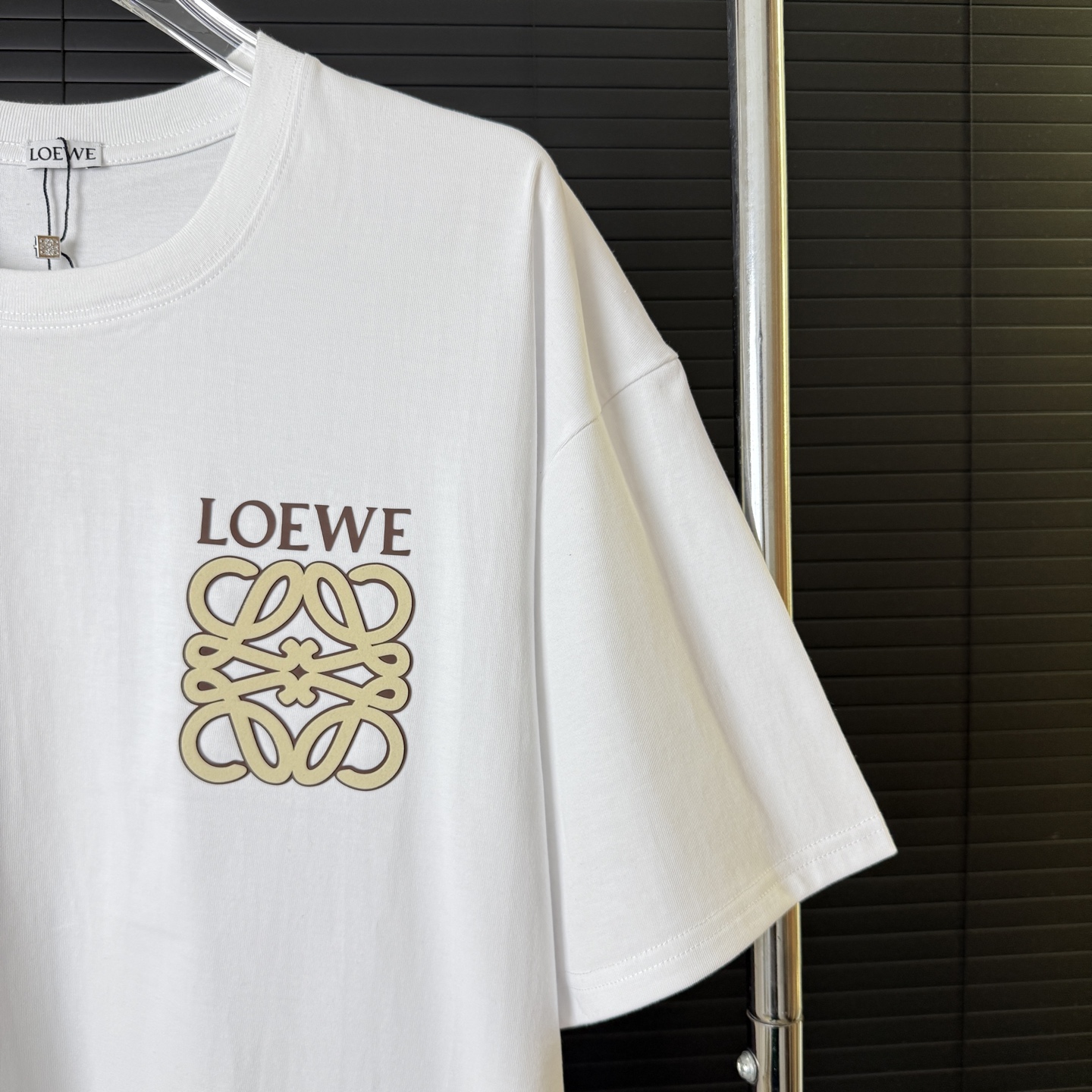 Loewe LOEWE/罗意威 双层发泡硅胶字母LOGO圆领短袖T恤