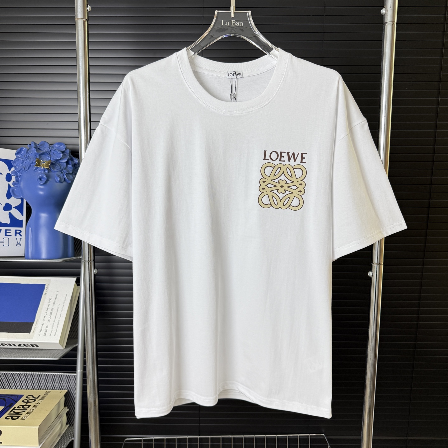 Loewe LOEWE/罗意威 双层发泡硅胶字母LOGO圆领短袖T恤