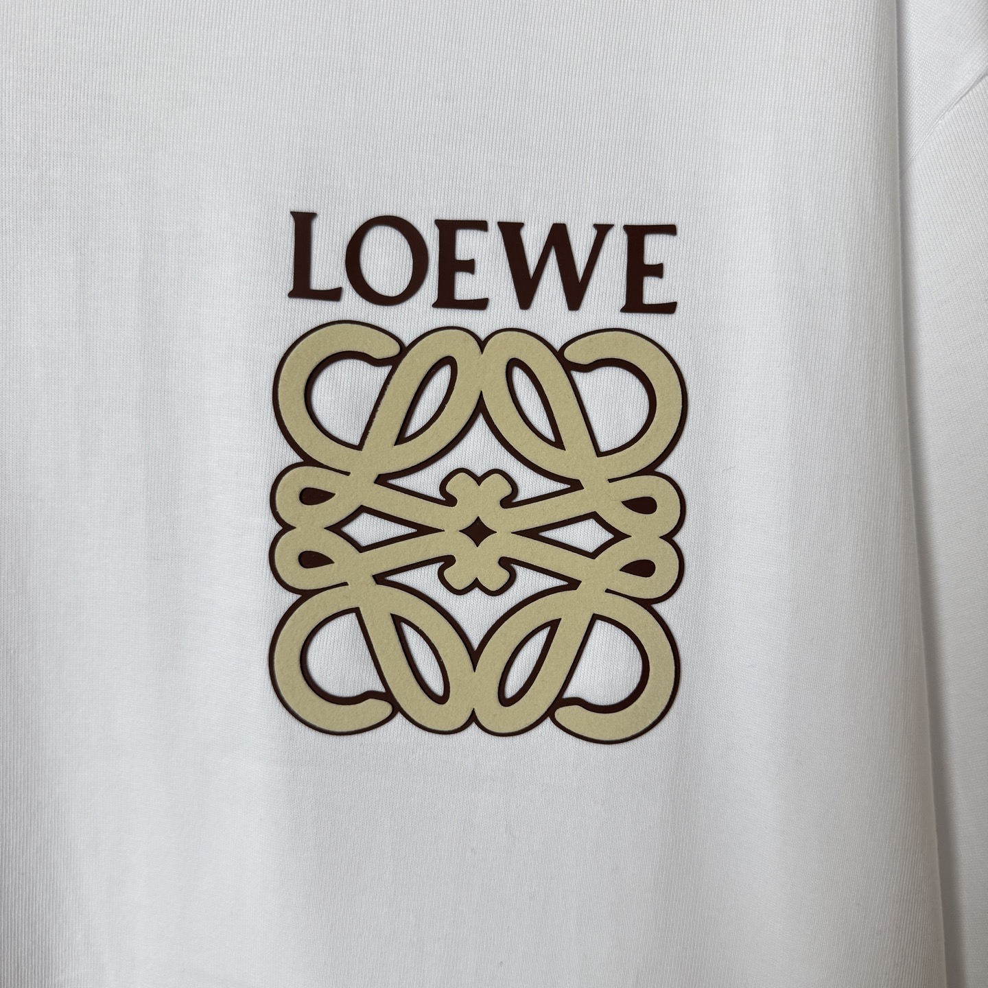 Loewe LOEWE/罗意威 双层发泡硅胶字母LOGO圆领短袖T恤