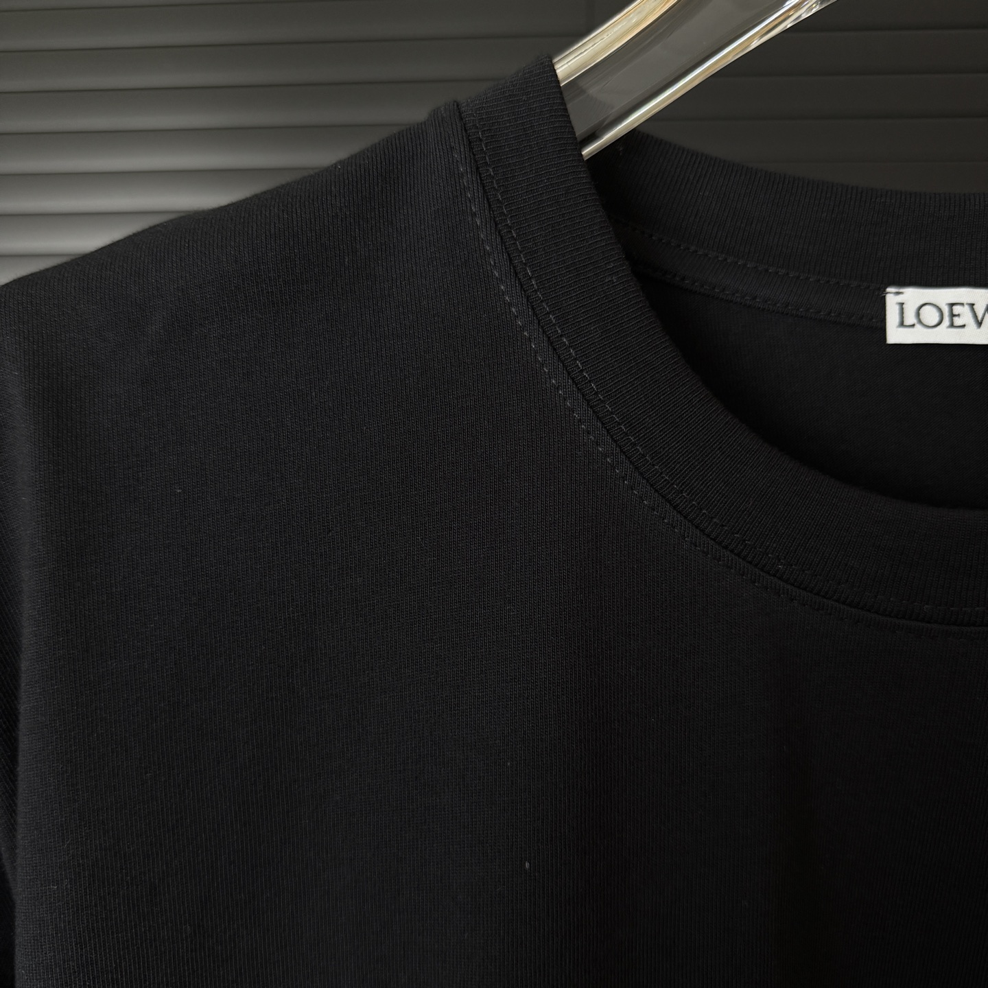 Loewe LOEWE/罗意威 立体凹凸褶皱发泡 字母LOGO圆领短袖T恤