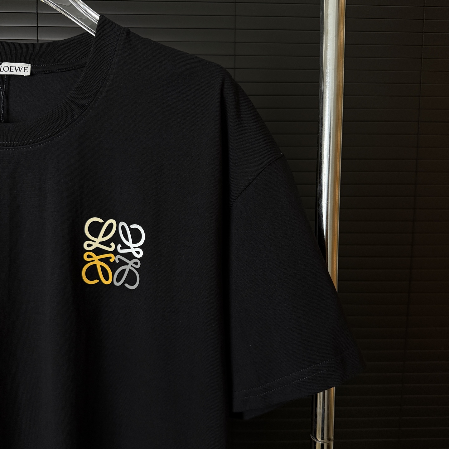 Loewe LOEWE/罗意威 异色硅胶字母LOGO圆领短袖T恤