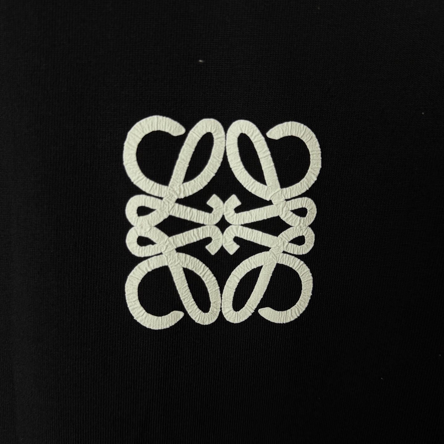 Loewe LOEWE/罗意威 立体凹凸褶皱发泡 字母LOGO圆领短袖T恤