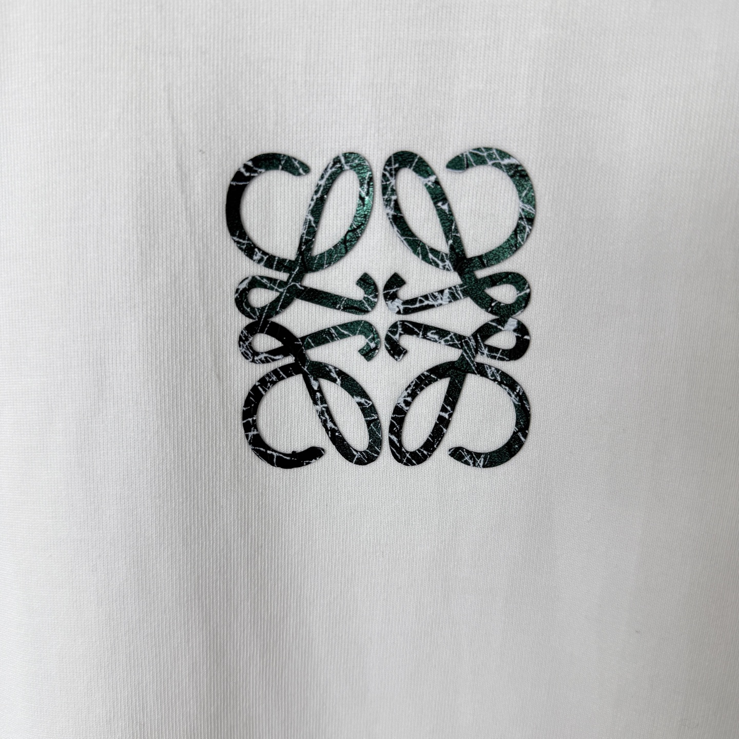 Loewe LOEWE/罗意威 炫彩爆裂纹 字母LOGO圆领短袖T恤