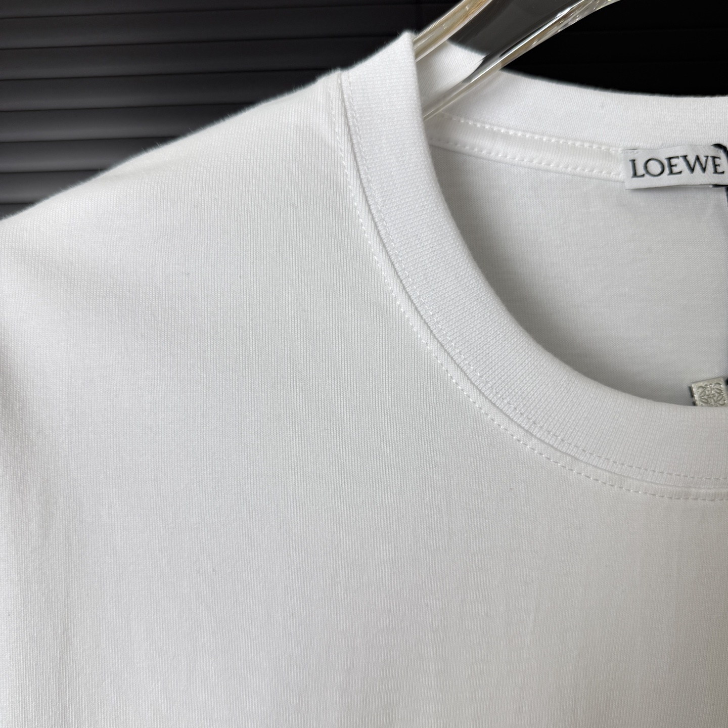 Loewe LOEWE/罗意威 几何图案口袋印字母LOGO圆领短袖T恤