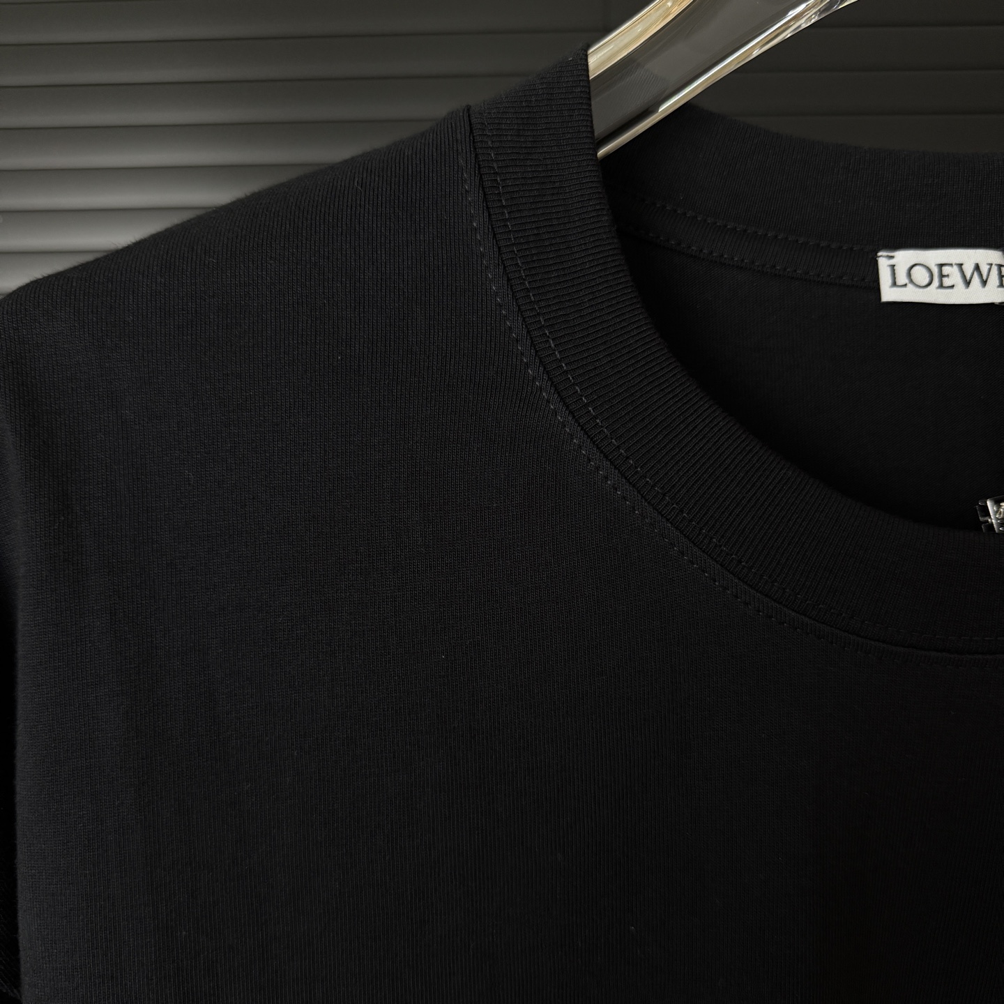 Loewe LOEWE/罗意威 几何图案口袋印字母LOGO圆领短袖T恤