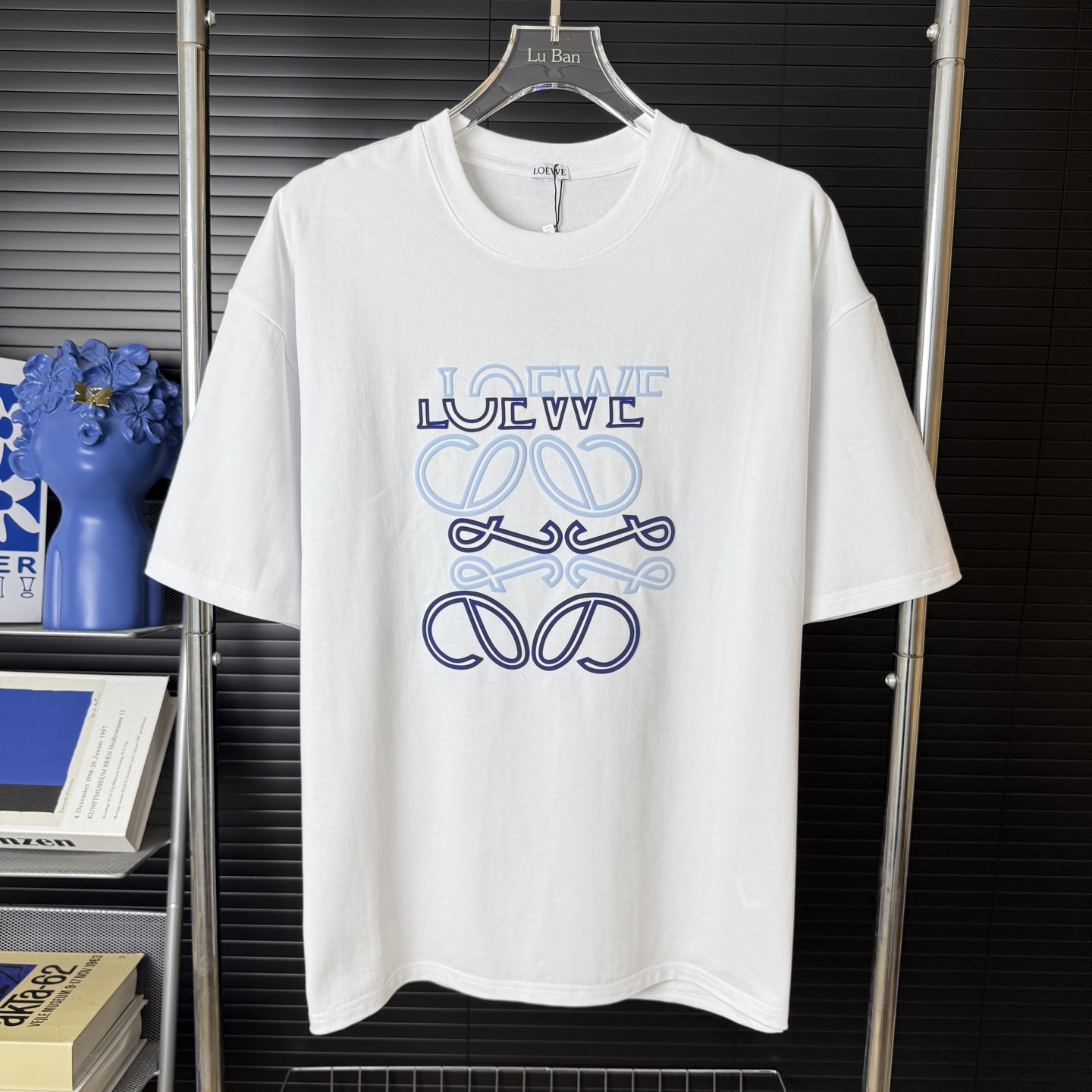 Loewe LOEWE/罗意威 双层 泡芙字母LOGO圆领短袖T恤