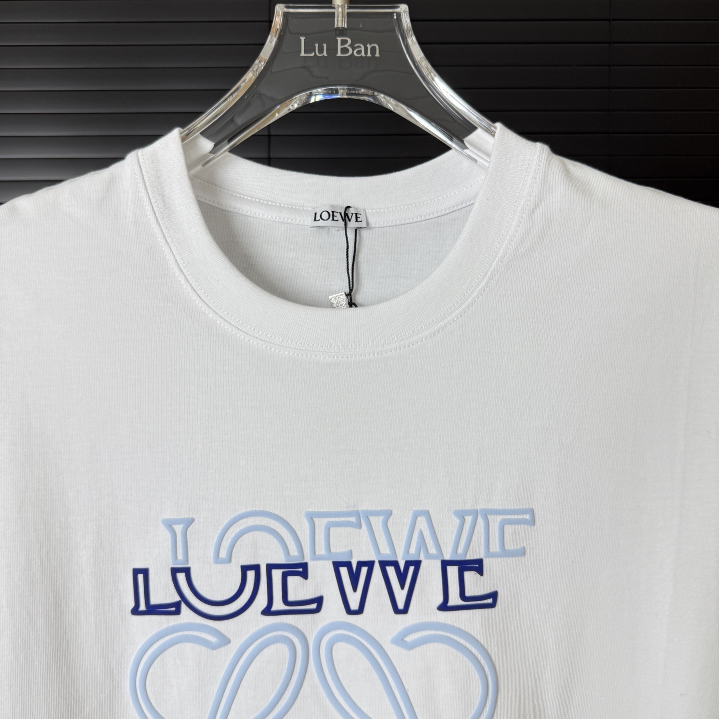 Loewe LOEWE/罗意威 双层 泡芙字母LOGO圆领短袖T恤