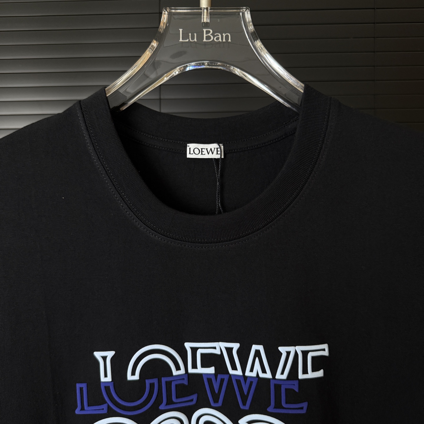 Loewe LOEWE/罗意威 双层 泡芙字母LOGO圆领短袖T恤