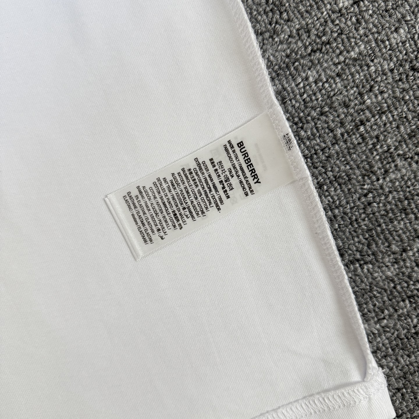 Burberry BURBERRY/巴宝莉 高品质320克圆领短袖T恤