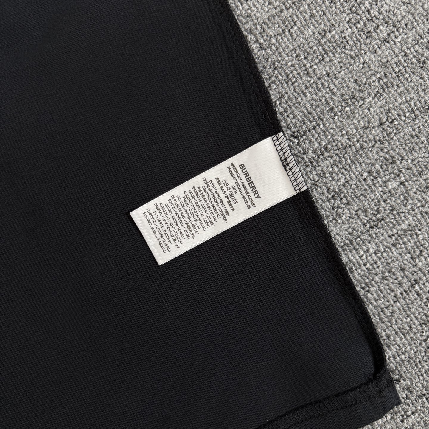Burberry BURBERRY/巴宝莉 高品质320克圆领短袖T恤