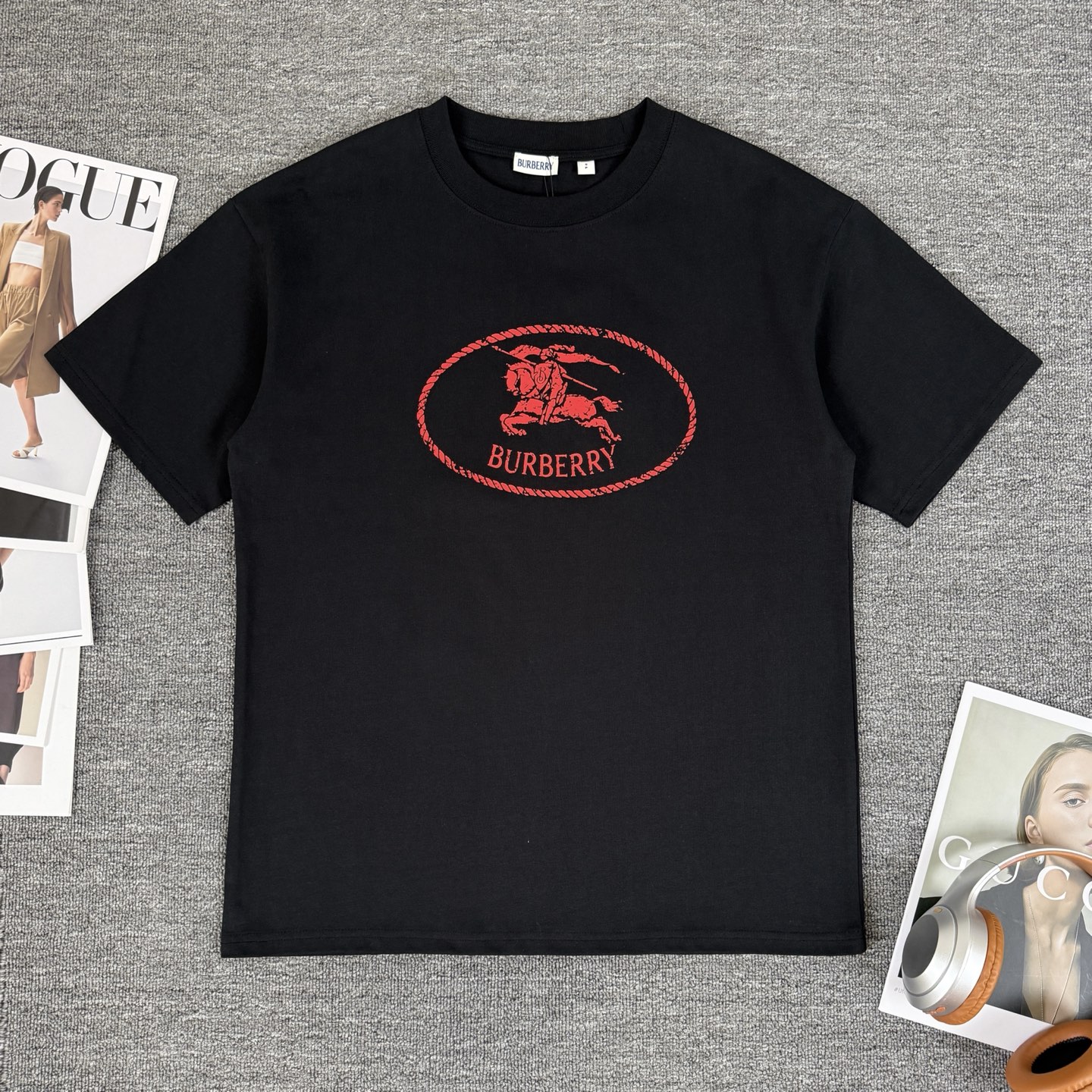 Burberry BURBERRY/巴宝莉 高品质320克圆领短袖T恤