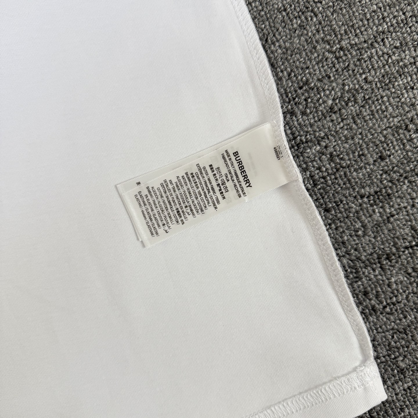 Burberry BURBERRY/巴宝莉 高品质320克圆领短袖T恤