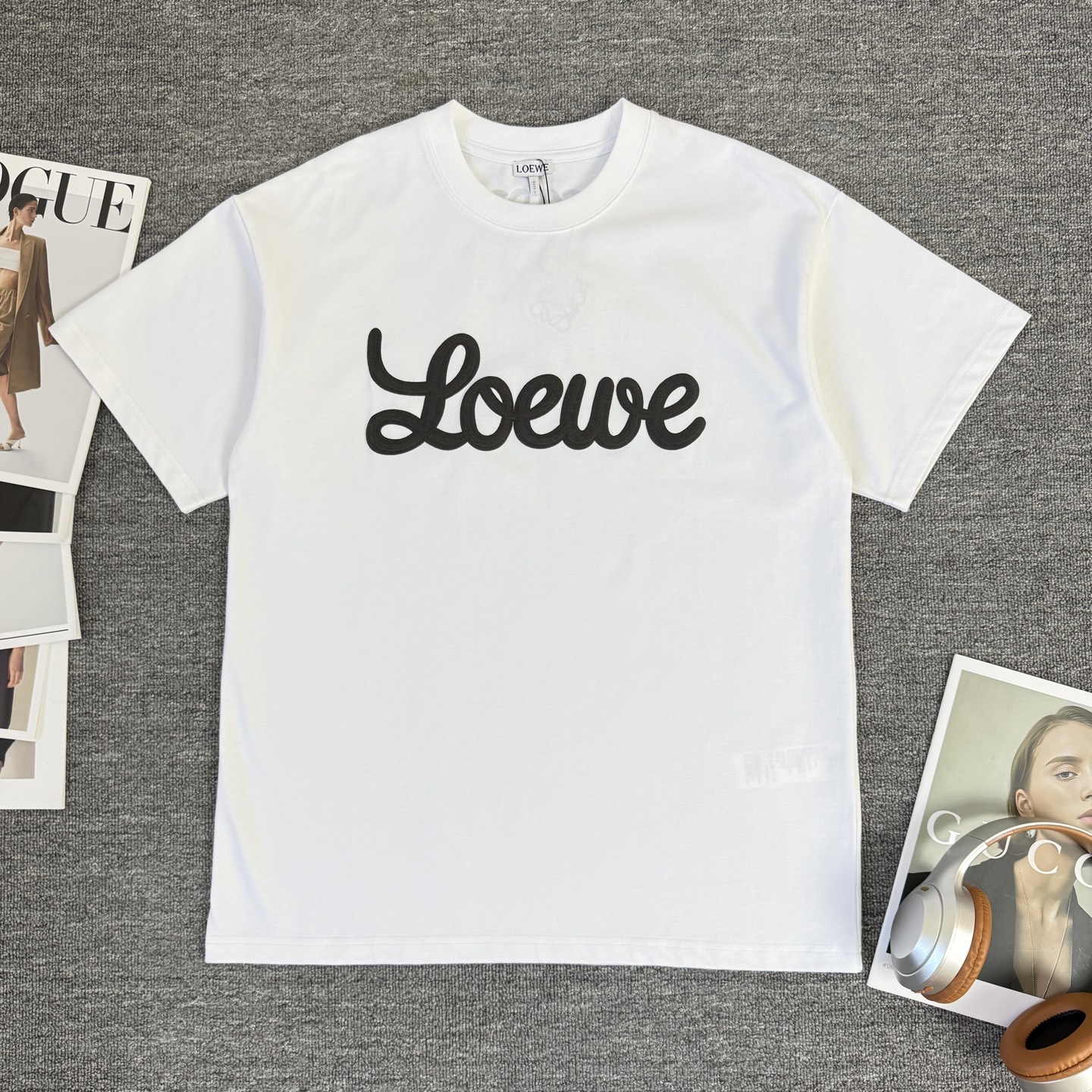 Loewe LOEWE/罗意威 高品质320克圆领短袖T恤