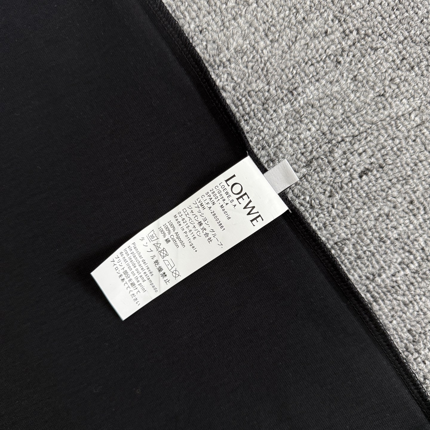 Loewe LOEWE/罗意威 高品质320克圆领短袖T恤