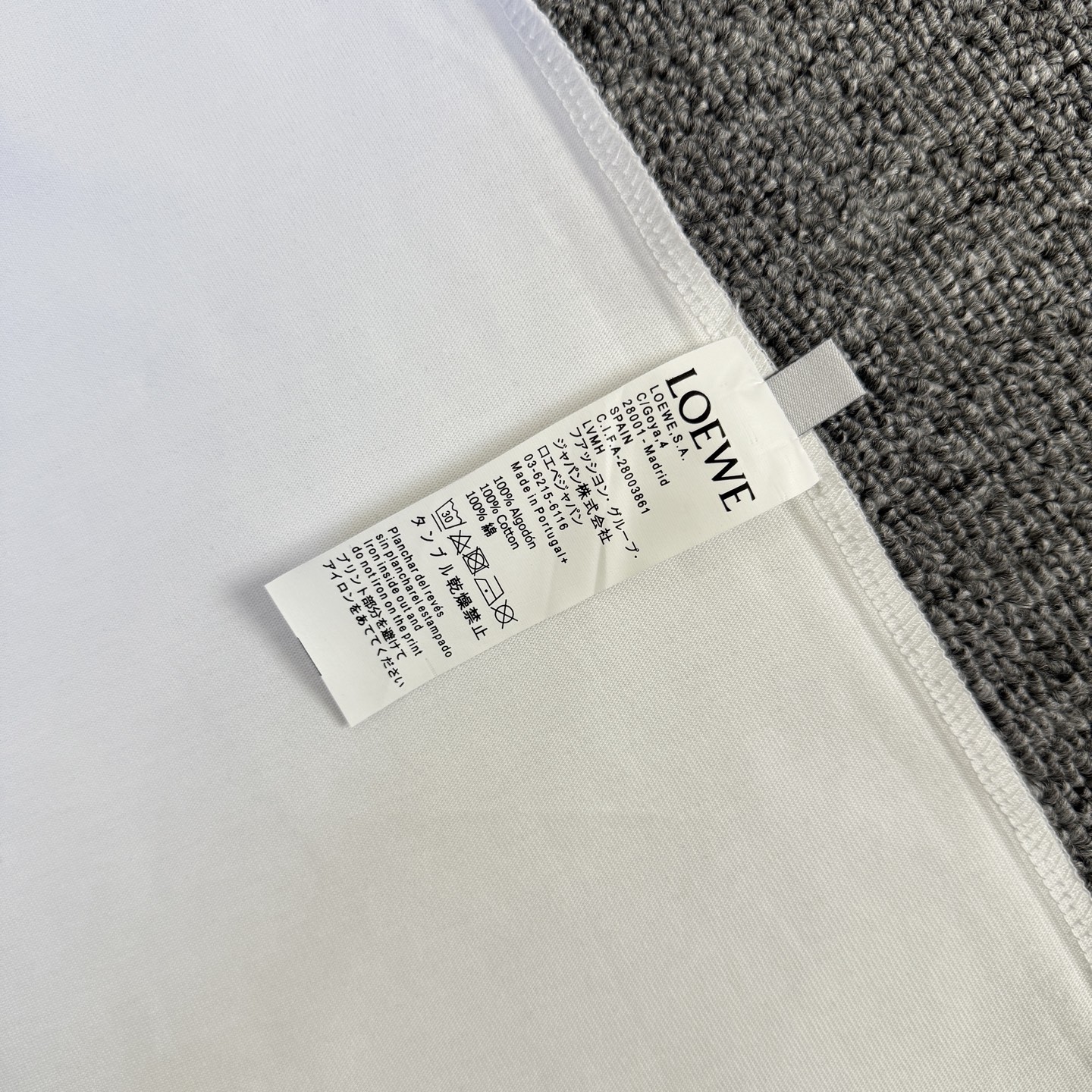 Loewe LOEWE/罗意威 高品质320克圆领短袖T恤