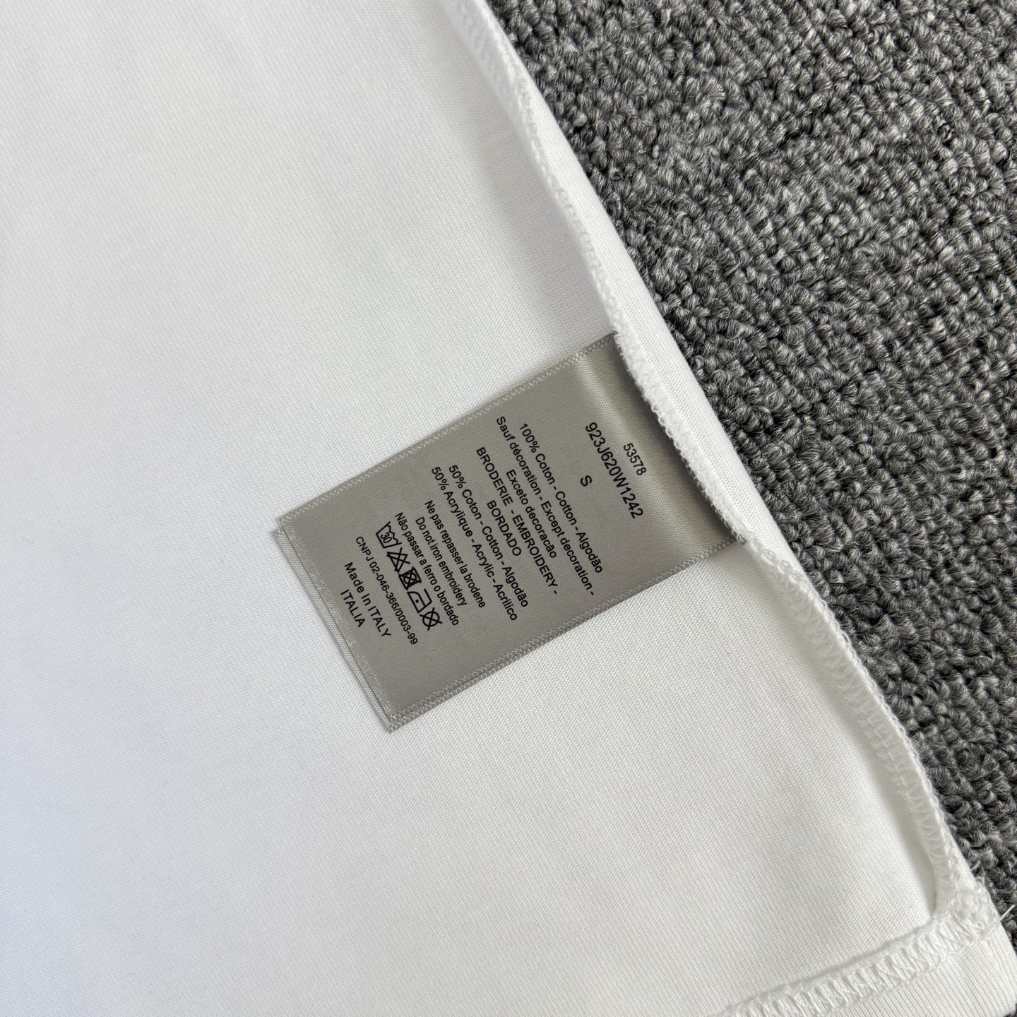 Dior DIOR/迪奥 高品质320克圆领短袖T恤