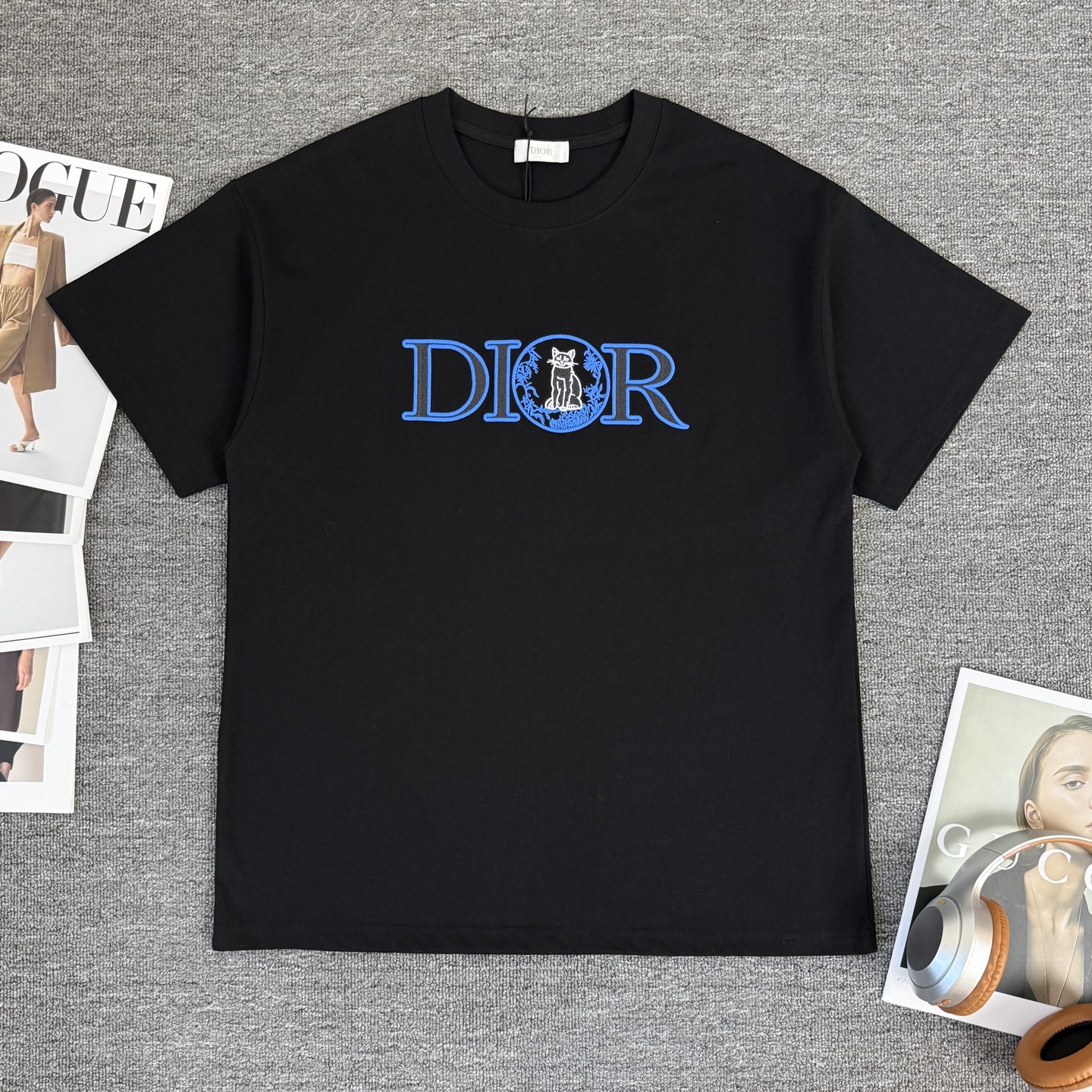 Dior DIOR/迪奥 高品质320克圆领短袖T恤
